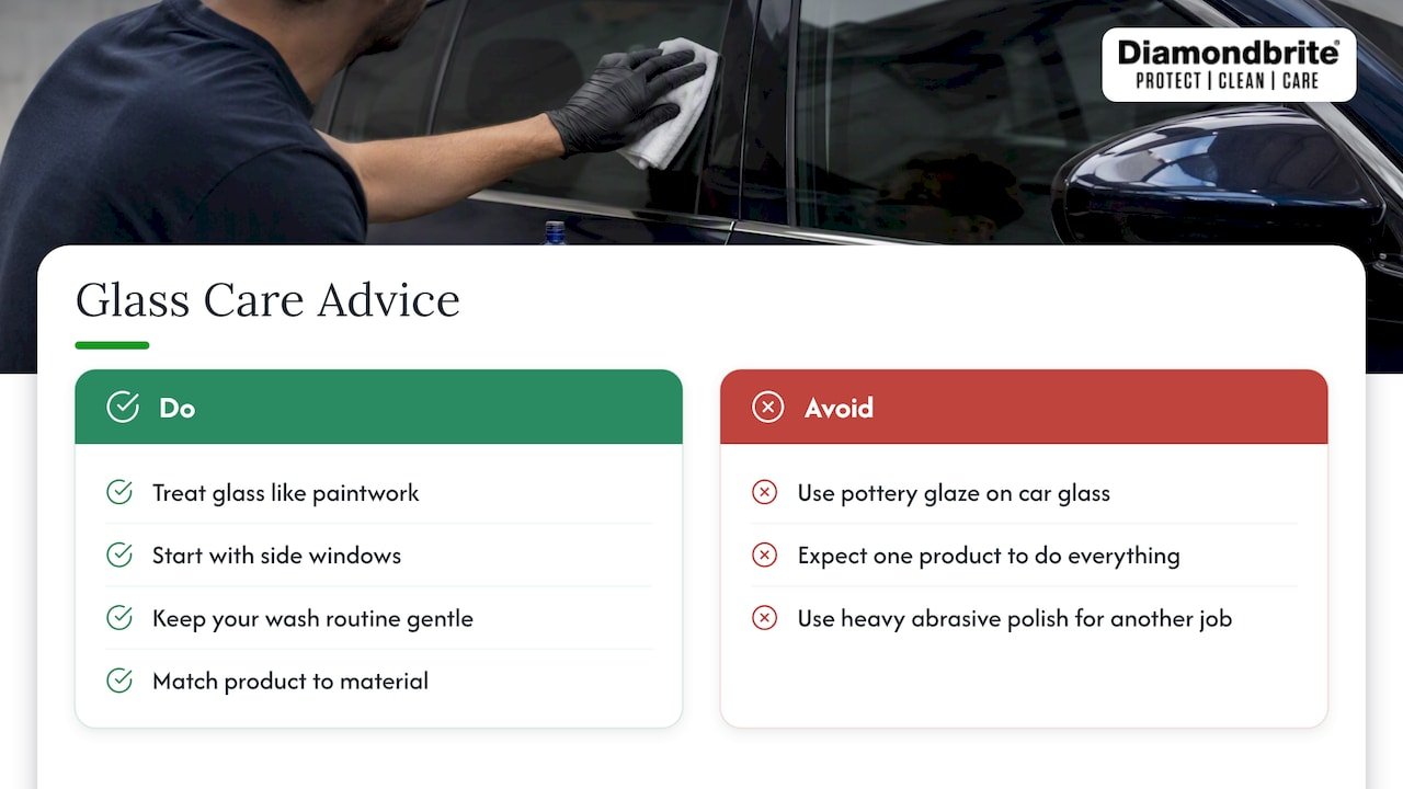 Our view: protect the glass as part of the whole car — overview diagram