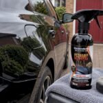 Ceramic glaze beside a freshly polished car panel